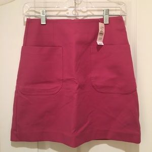 NWT | LOFT | Raspberry Mini Skirt